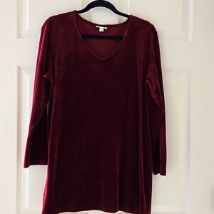 J Jill Velour Tunic